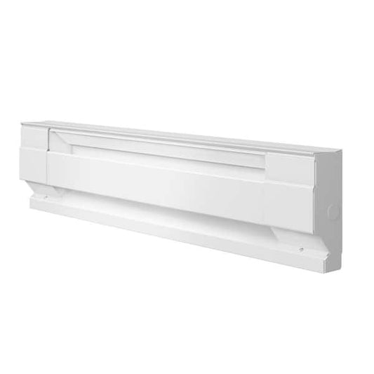 Cadet 30 in. 240/208-volt 500/375-watt Electric Baseboard Heater in White 2F500W